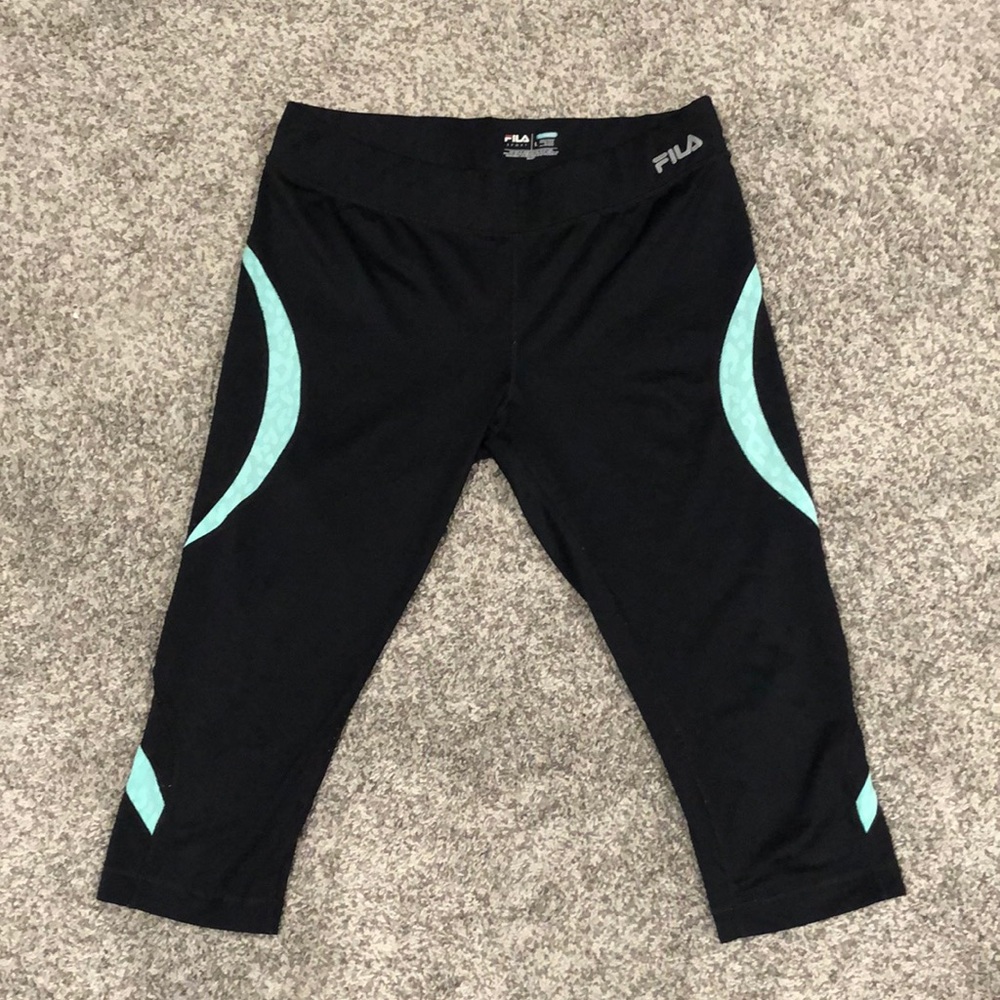 Fila Running Capri Black Leggings